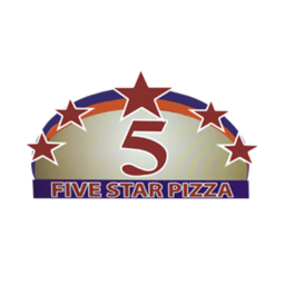 Five Star Pizza logo.